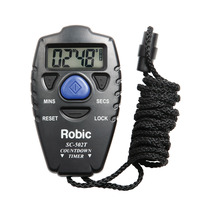 Robic SC-502 Handheld Countdown Timer with Completion Alarm, Black, Item Number 004270
