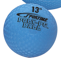 Image for Sportime Poly PG Ball, 13 Inches, Each, Blue from School Specialty