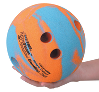 Sportime UltraFoam Junior Bowling Ball, 6 Inches, 1 Pound, Orange and Blue 020518