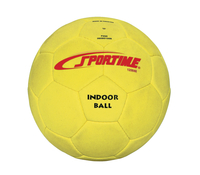 Sportime Fuzzy-Suede Indoor Soccer Ball, Number/Size 4, Yellow 023769