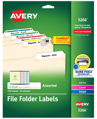 File Folder and File Cabinet Labels, Item Number 067669