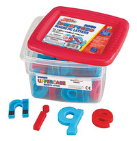 Educational Insights Jumbo Lowercase Alphamagnets, Red and Blue, 42 Pieces, Item Number 070623