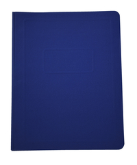 School Smart Report Cover, 3 Hole Fasteners, 8-1/2 x 11 Inches, Blue, Pack of 25 081915