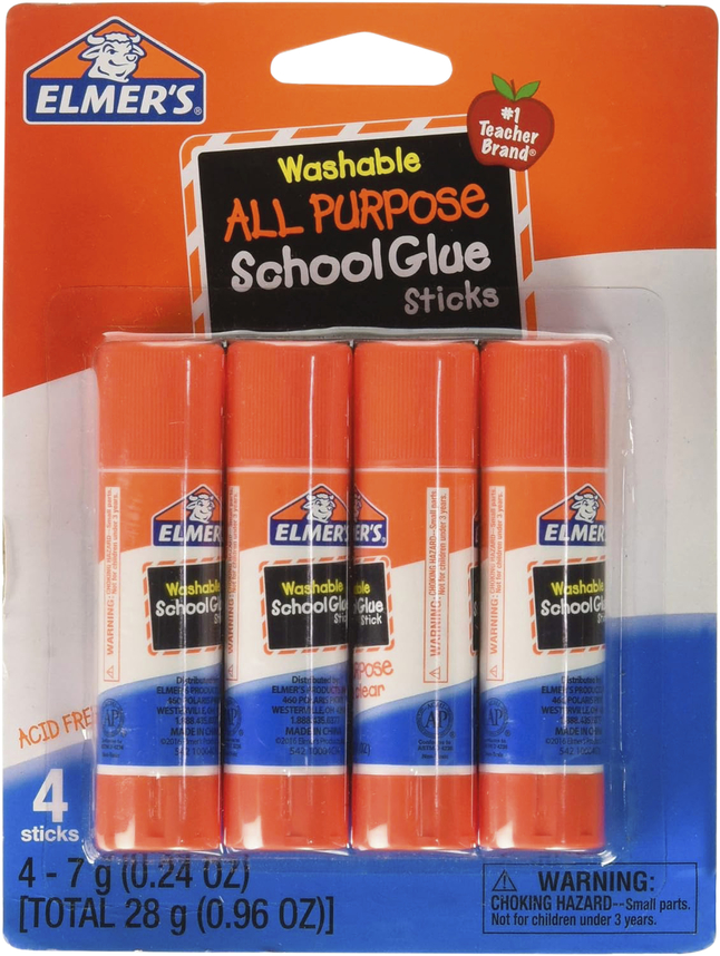 Elmer's Washable All Purpose School Glue Sticks Pack