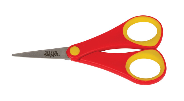 School Smart Pointed Tip Student Scissor, 5-1/4 Inches