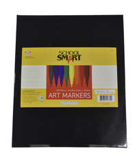 School Smart Art Markers, Fineline Tip, Assorted Colors, Pack of 200 Item Number 086416