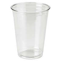 Dixie Foods Durable Highly Flexible Cold Drink Cup, 10 oz, Plastic, Clear, Pack of 25, Item Number 1119113