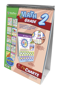 NewPath Learning Curriculum Mastery Math Double Sided Laminated Flip Chart, 12 L x 18 W in, Grade 2, Item Number 1302660