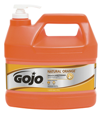 Gojo Heavy Duty Smooth Hand Cleaner, 1 gal, Light Citrus, Natural Orange, Petroleum Distillates, Item Number 1310585