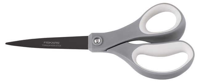 Fiskars Non-Stick Titanium Softgrip Scissors