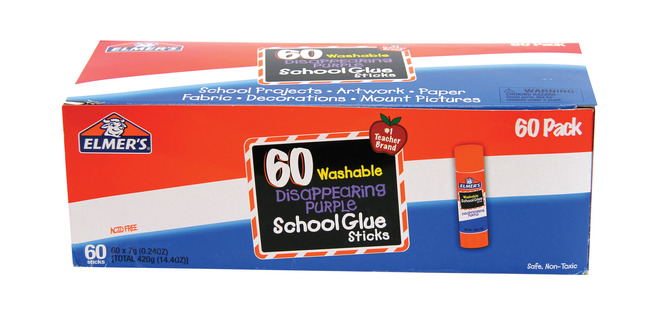 Elmer's Liquid School Glue, Clear, Washable, 9 Ounces, 24 Count