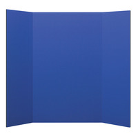 School Smart Presentation Boards, 48 x 36 Inches, Blue, Pack of 10 1464950