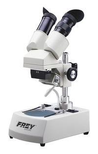 Frey Scientific Compact Fixed Magnification Stereo Microscope, 20X Magnification, Item Number 1473424