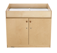 Childcraft Changing Table with Locking Doors, 40 x 20-3/4 x 36 Inches, Item Number 1491242