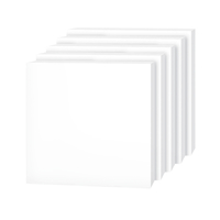 School Smart Foam Boards, 5 x 5 Inches, White, Pack of 48 1494875