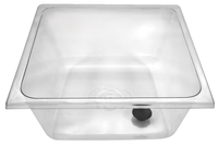 Childcraft Mini Square Sand And Water Table Replacement Tub With Plug, 20-1/4 x 10 Inches, Item Number 1554148