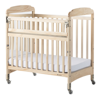 Foundations Serenity SafeReach Mirrored Headboard Crib, 39-1/4 x 26-1/4 x 40 Inches, Natural, Item Number 1595267
