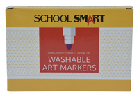 School Smart Washable Art Markers, Conical Tip, Purple, Pack of 12 2002984
