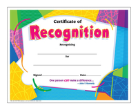 Award Certificates, Item Number 2003458