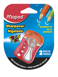 Maped Color'Peps 2-Hole Colored Pencil Sharpener, Assorted Colors, Item Number 2005013