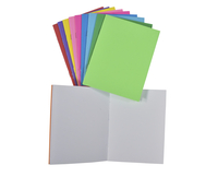 School Smart Bright Blank Books, Assorted Colors, 24 Sheets, Pack of 10, Item Number 2088951