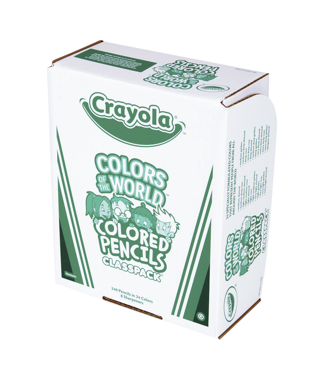 Colorations® Sustainable Regular Size Colored Pencils Value Pack - Set of  240