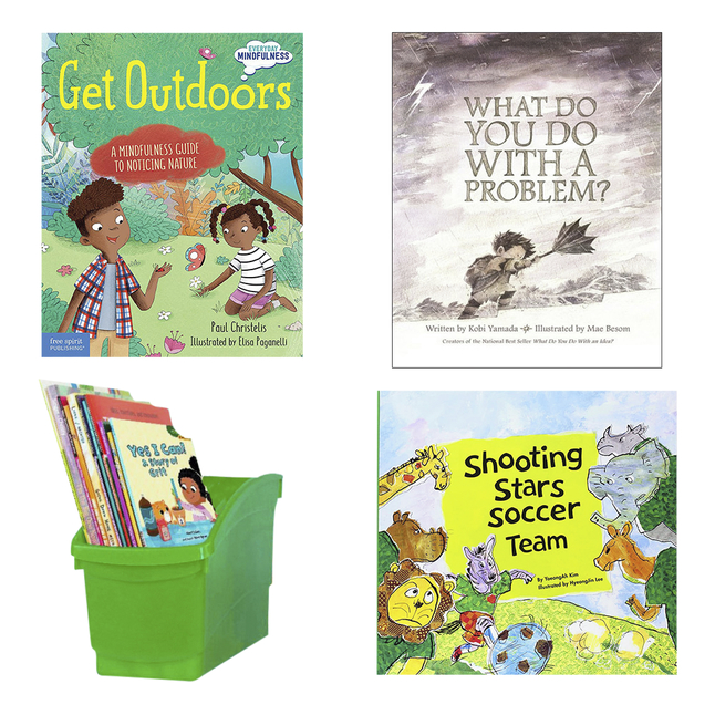 Achieve It! Growth Mindset & Mindfulness Read-Alouds, Independent Reading  and Buddy Books, Grades 2 to 3, Set of 35