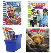 Achieve It! Spanish SEL Friendship Empathy & Kindness Read-Aloud Lesson, Independent Reading & Buddy Books, Grades 4 to 5, Set, Item Number 2096649