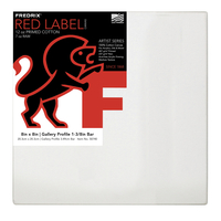 Fredrix Red Label Artist Canvas, Gallery Profile, 8 x 8 Inches, Each, Item Number 2103491