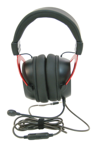 Califone GS3000 Over-Ear Headphones with Removable Gooseneck Microphone, Red 2104617