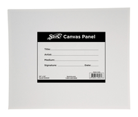 Sax Genuine Canvas Panel, 20 x 24 Inches, White, Item Number 2105331