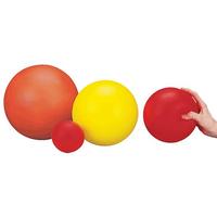 Image for FlagHouse COLOR-BRITE Coated Foam Ball, 6 Inch, Assorted Colors, Each from School Specialty