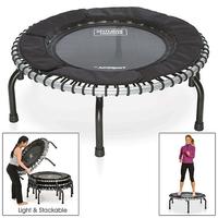 Fitness Trampoline with Skirt Design and Tension Settings, 37 Inch 2120353