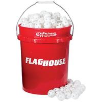 FlagHouse Keepers Plastic Golf Balls, Set of 96 with Included Pail 2123850