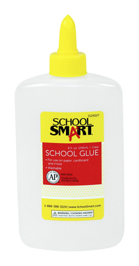 Image for School Smart Washable School Glue, 8 Ounce Bottle, Clear from School Specialty