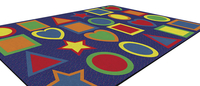 Flagship Carpets All Kinds of Shapes Carpet, Large, 7.375 x 12 Feet 2124858