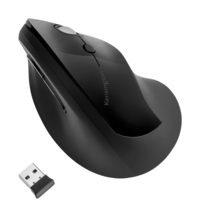 Kensington Pro Fits Ergo Vertical Wireless Mouse, Black 2136002