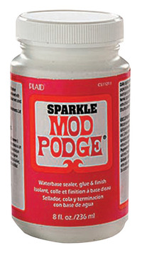 Mod Podge Sealer and Finish, Sparkle, 8 Ounce Jar Item Number 247312