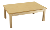 Childcraft Wood Table, Laminate Top, Rectangle, 36 x 24 x 30 Inches, Item Number 296372