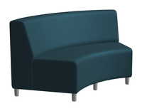 Classroom Select Soft Seating NeoLounge Armless Sofa, Inward Curve, Item Number 4000212