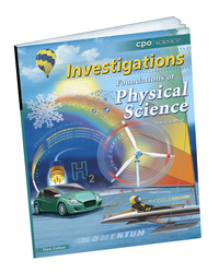 CPO Science Foundations of Physical Science 3rd Edition Softcover Investigation Manual, 268 Pages, Item Number 492-3830