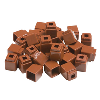 Unifix Brown Cubes, Set of 100 700077