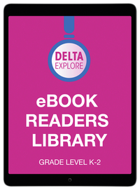 Delta Explore eBooks, 9 Titles, 3 Levels, 27 Books, 1 Year Teacher License, Item Number 2090065