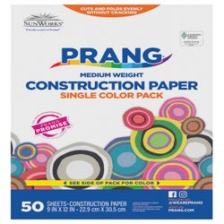 Image for Prang Medium Weight Construction Paper, 9 x 12 Inches, Holiday Green, 50 Sheets from School Specialty