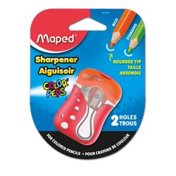 Maped Color'Peps 2-Hole Colored Pencil Sharpener, Assorted Colors Item Number 2005013