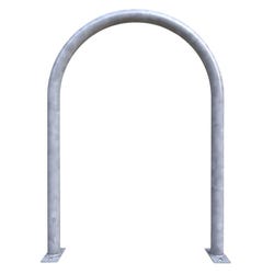 UltraPlay Action Inverted U Bike Rack, Galvanized, 35 Inches, Item Number 2027692
