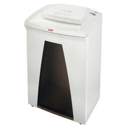 Image for HSM of America Cross-Cut Shredder, 19 Sheets per Pass, 13 fpm, 55 dB, 19-2/3 x 15-3/4 x 13-1/3 Inches, White/Black from School Specialty