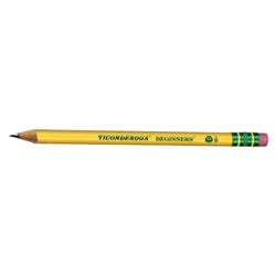 Image for Ticonderoga Beginners Oversized Pencils with Latex-Free Eraser, No 2 Thick Tips, Pack of 12 from School Specialty