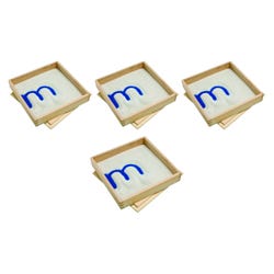 Image for Primary Concepts Letter Formation Sand Trays, Set of 4 from School Specialty