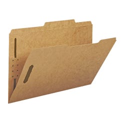 Image for Smead Fastener Folders, Legal Size, 2/5 Cut Tabs, Kraft Brown, Pack of 50 from School Specialty